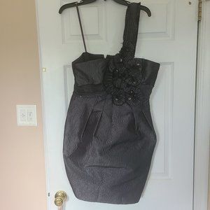 BCBGMAXAZRIA Dress, size 12, NWT Gunmetal Gray